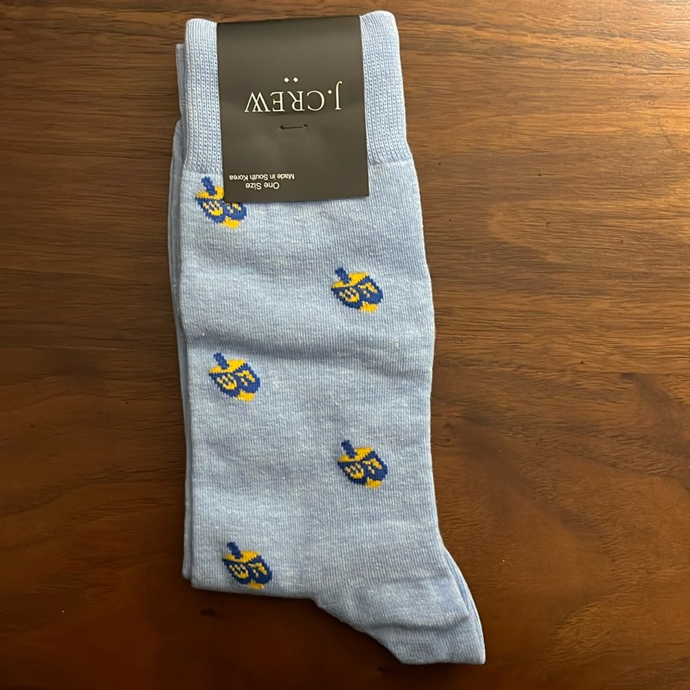 Hanukkah themed socks! Jcrew-NWT!
